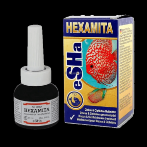 eSHa Hexamita 20ml Discus Cichlides traitement pour poissons d&rsquo;aquarium